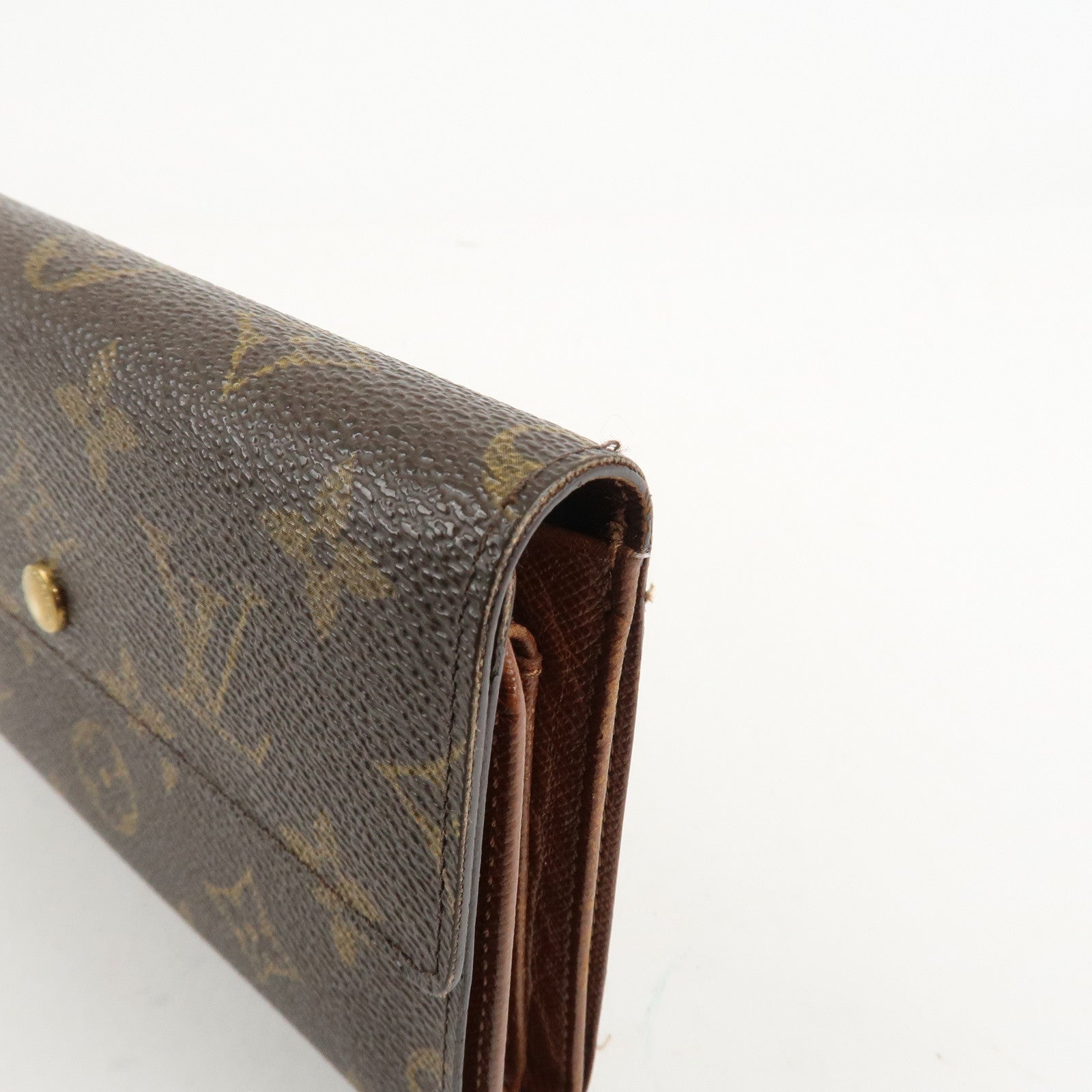 Louis Vuitton Monogram Set of 2 Bi-fold Wallet Brown M61202 Used