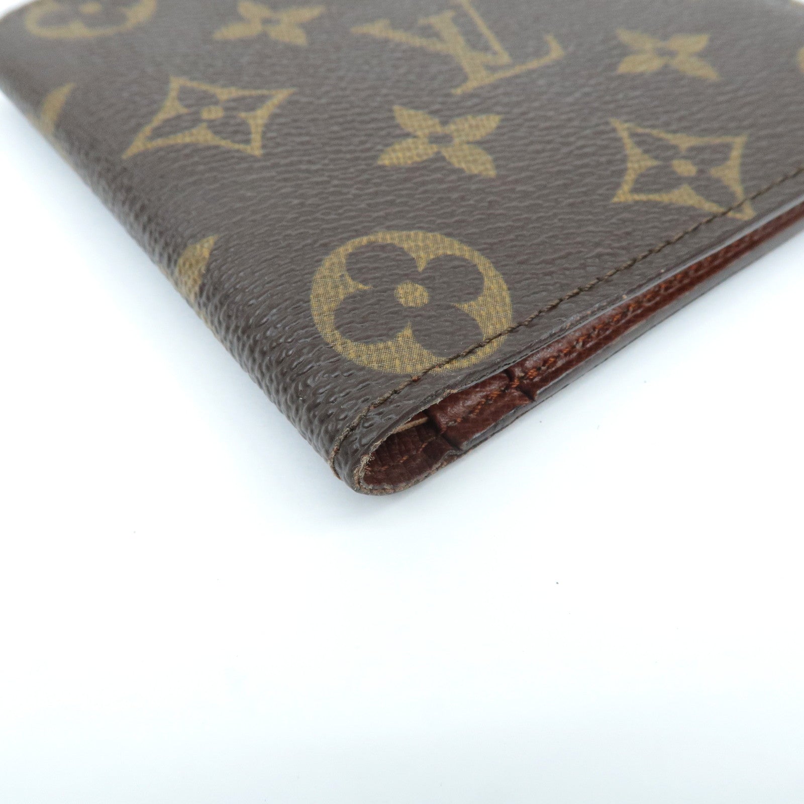 Louis Vuitton Monogram Porte Billets Carte Credit Brown M60879 Used
