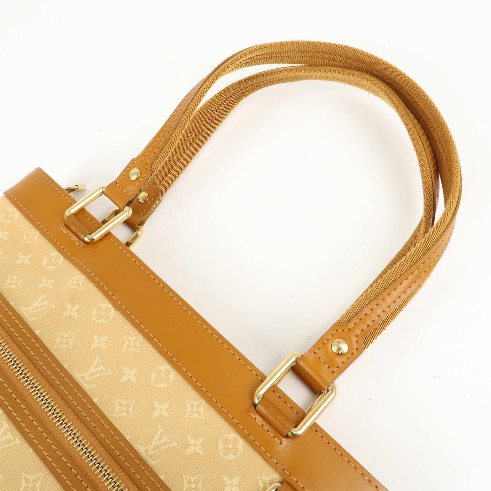 Louis Vuitton Monogram Mini Lucille PM Hand Bag Beige M92684