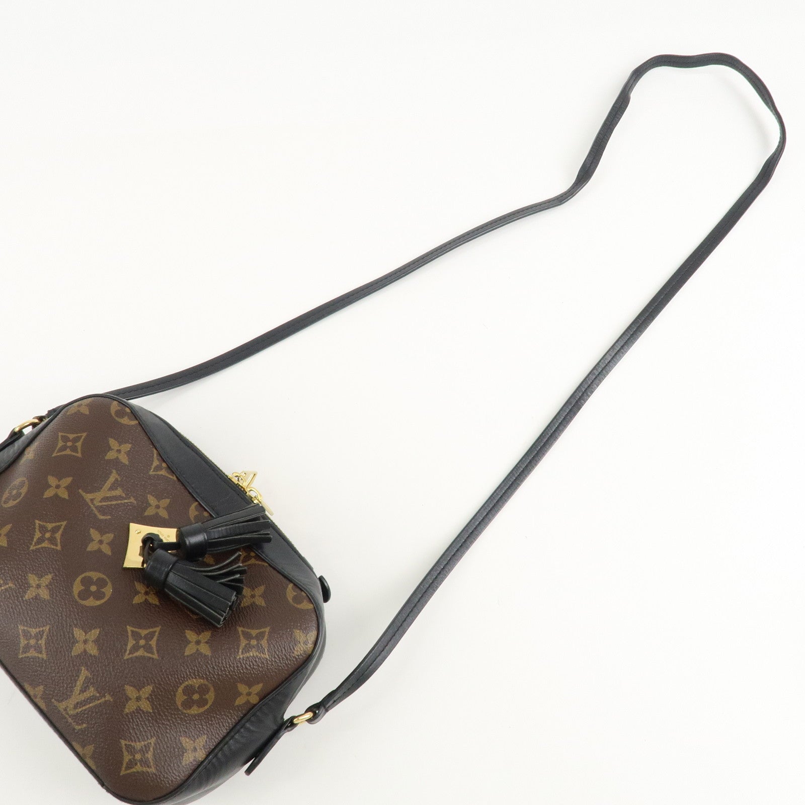 Louis Vuitton Monogram Saintonge Shoulder Bag Brown M43555