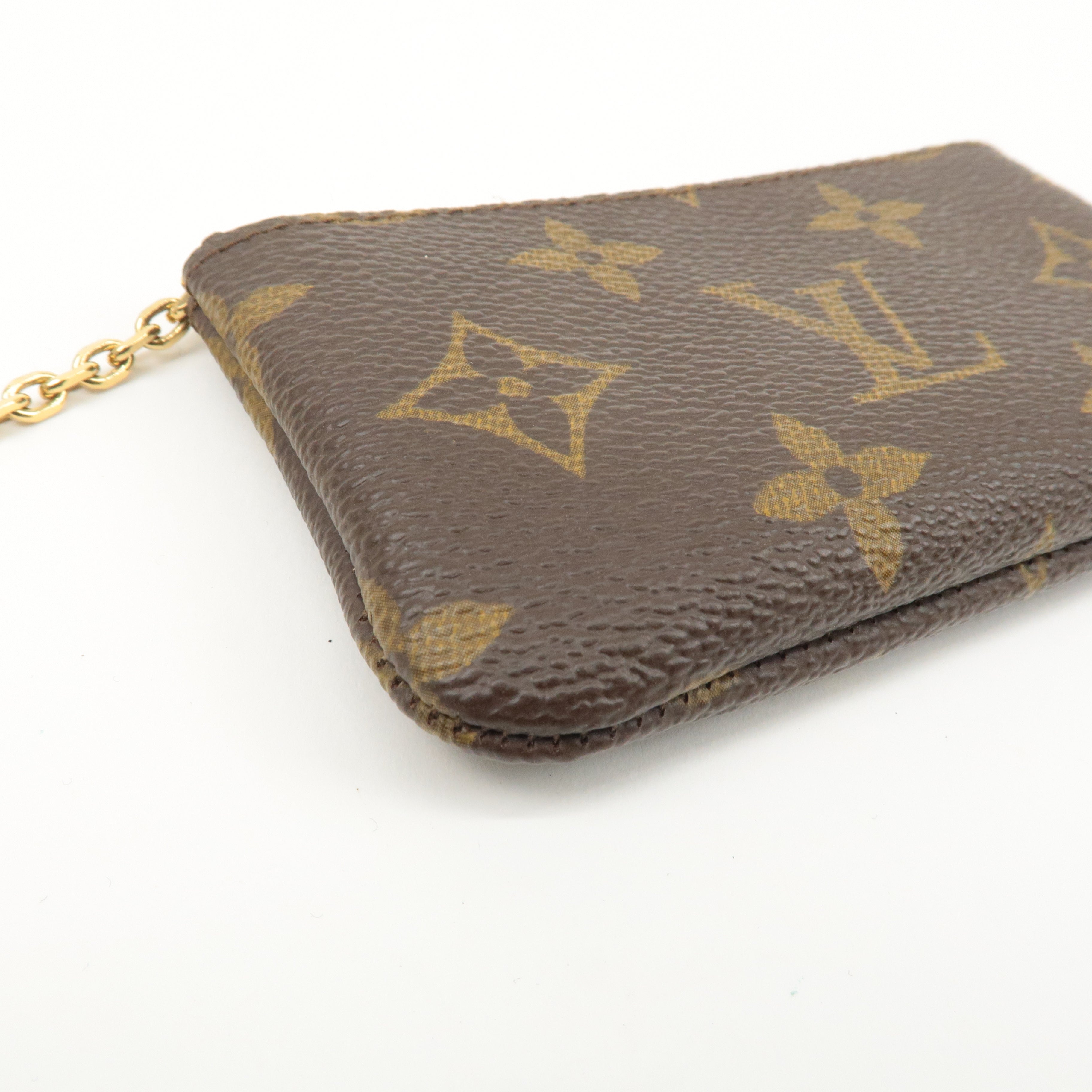 Louis Vuitton Monogram Pochette Cles Coin Case Brown M62650