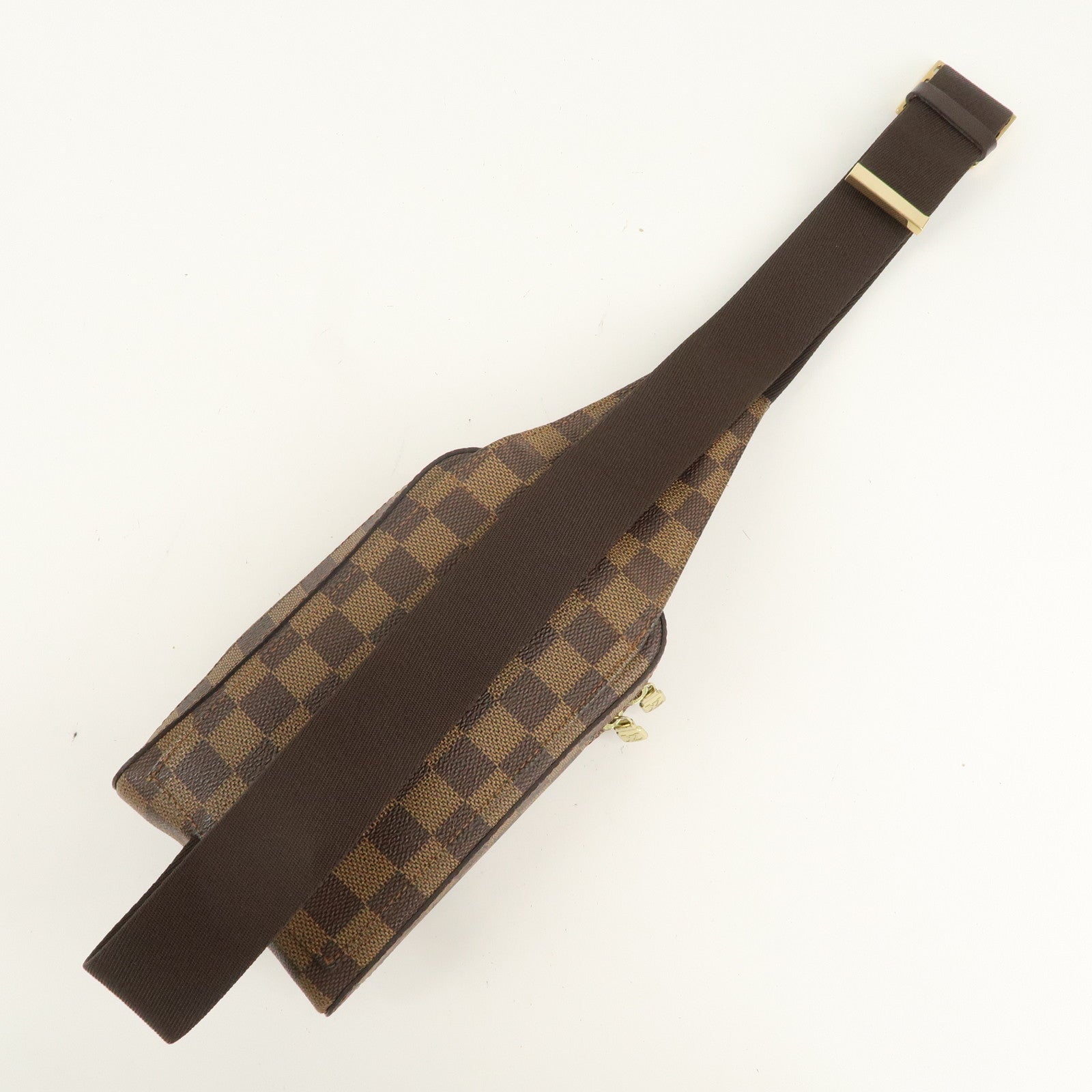 Louis Vuitton Damier  Ebene Geronimos Body Waist Bag Brown N51994