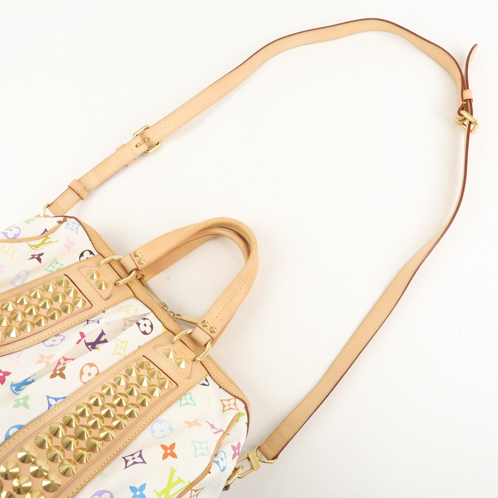 Louis Vuitton Monogram Multicolor Courtney MM Hand Bag M45641 Used