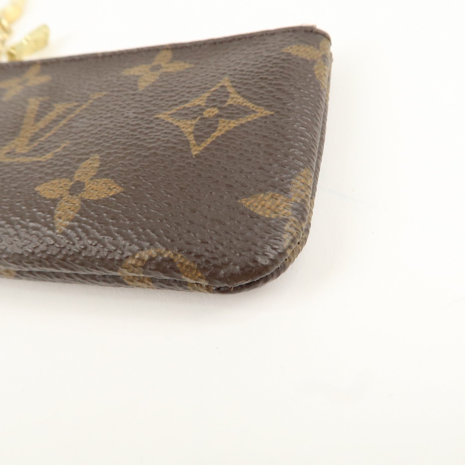 Louis Vuitton Monogram Pochette Cles Coin Case Key Case  M62650