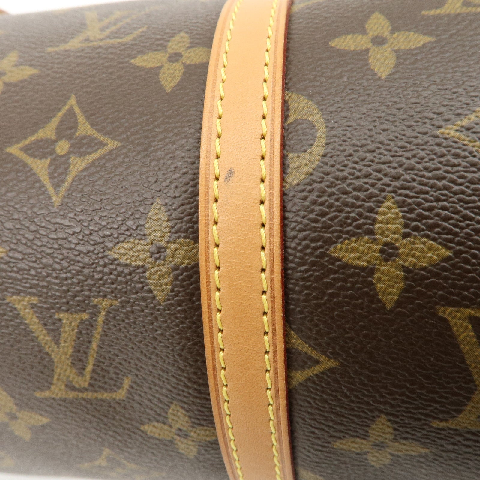 Louis Vuitton Monogram Papillon 30 Hand Bag Brown M51385 Used