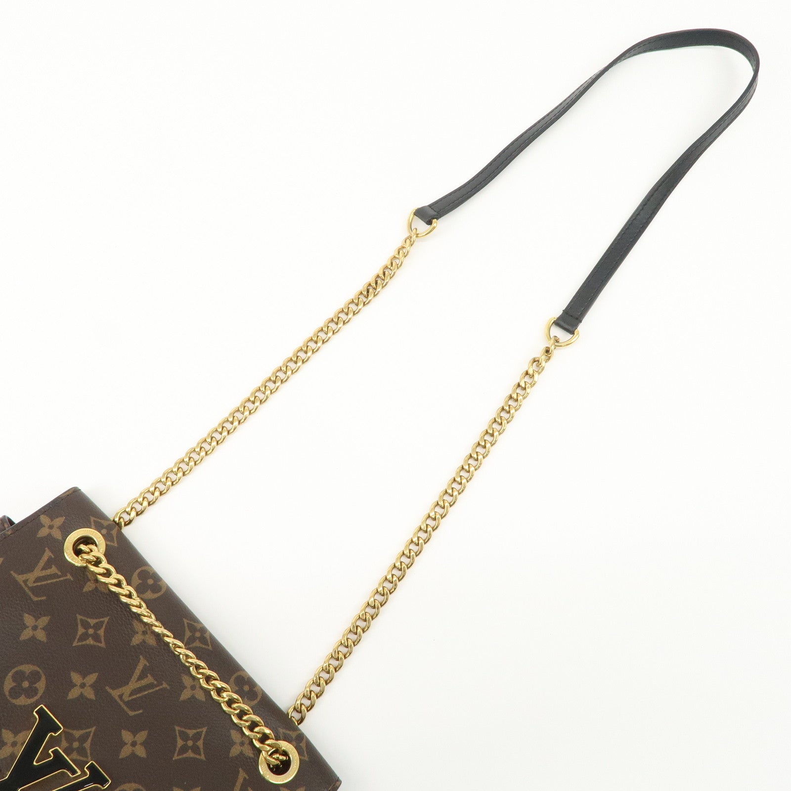 Authc Louis Vuitton Monogram Passy Crossbody Chain Shoulder Bag M45592 Used