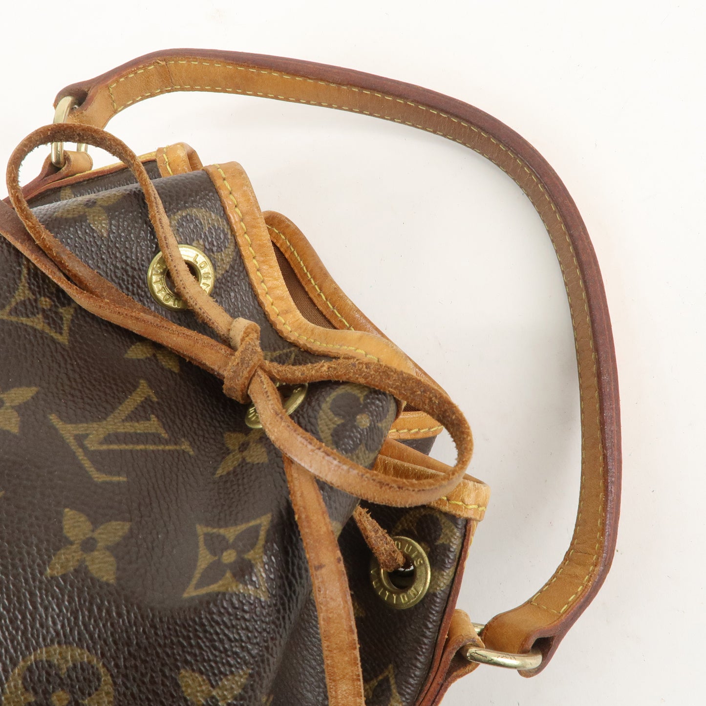 Louis Vuitton Monogram Mini Noe Hand Bag Brown M42227