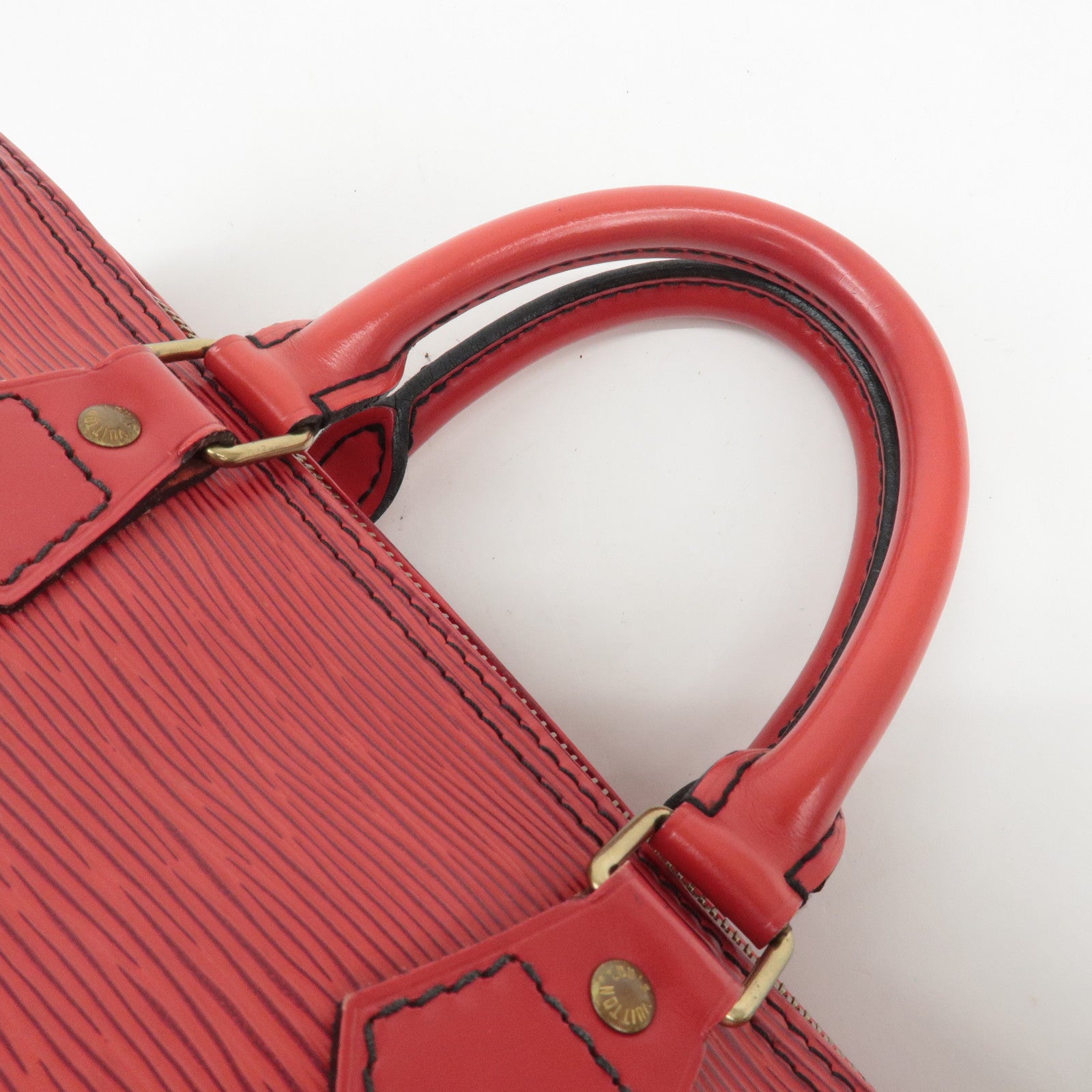 Louis Vuitton Epi Speedy 25 Hand Bag Castilian Red M43017