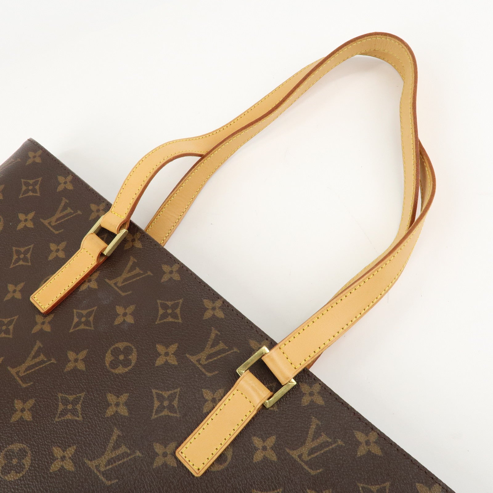 Louis Vuitton Monogram Luco Tote Bag Hand Bag Brown M51155 Used