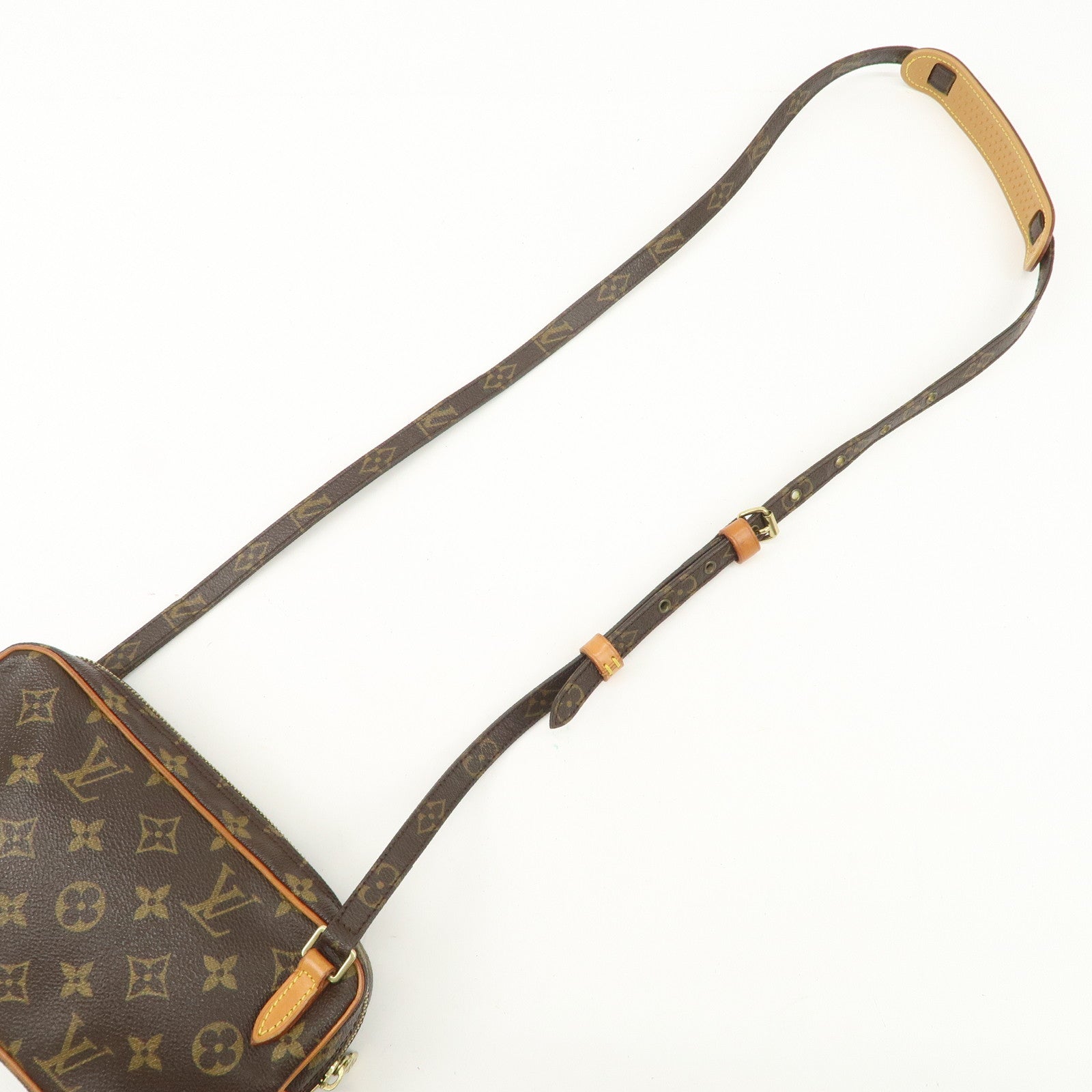 Louis Vuitton Monogram Pochette Marly Bandouliere Brown M51828 Used
