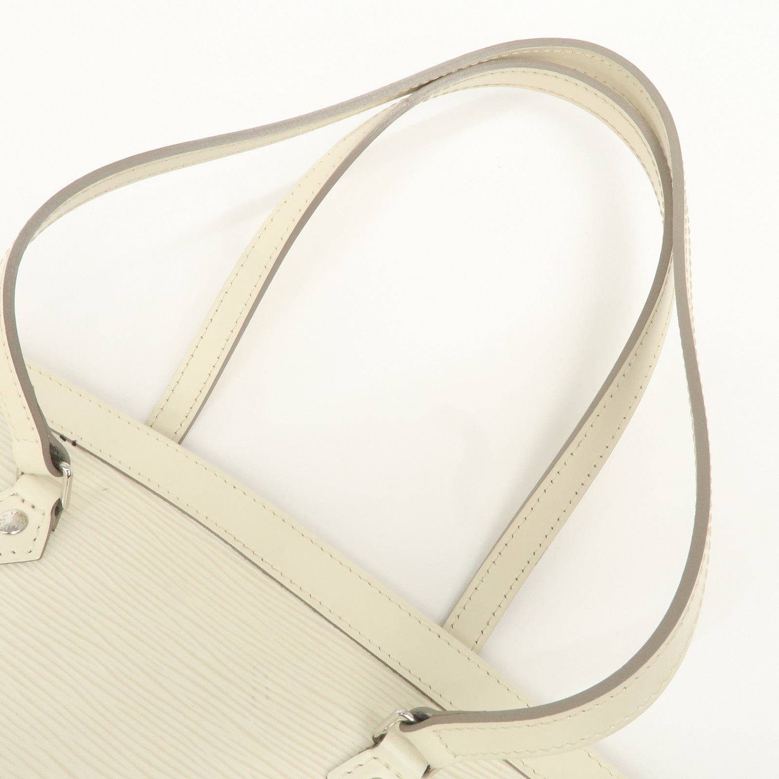 Louis Vuitton Epi Madeleine PM Hand Bag Ivoire White M5933J