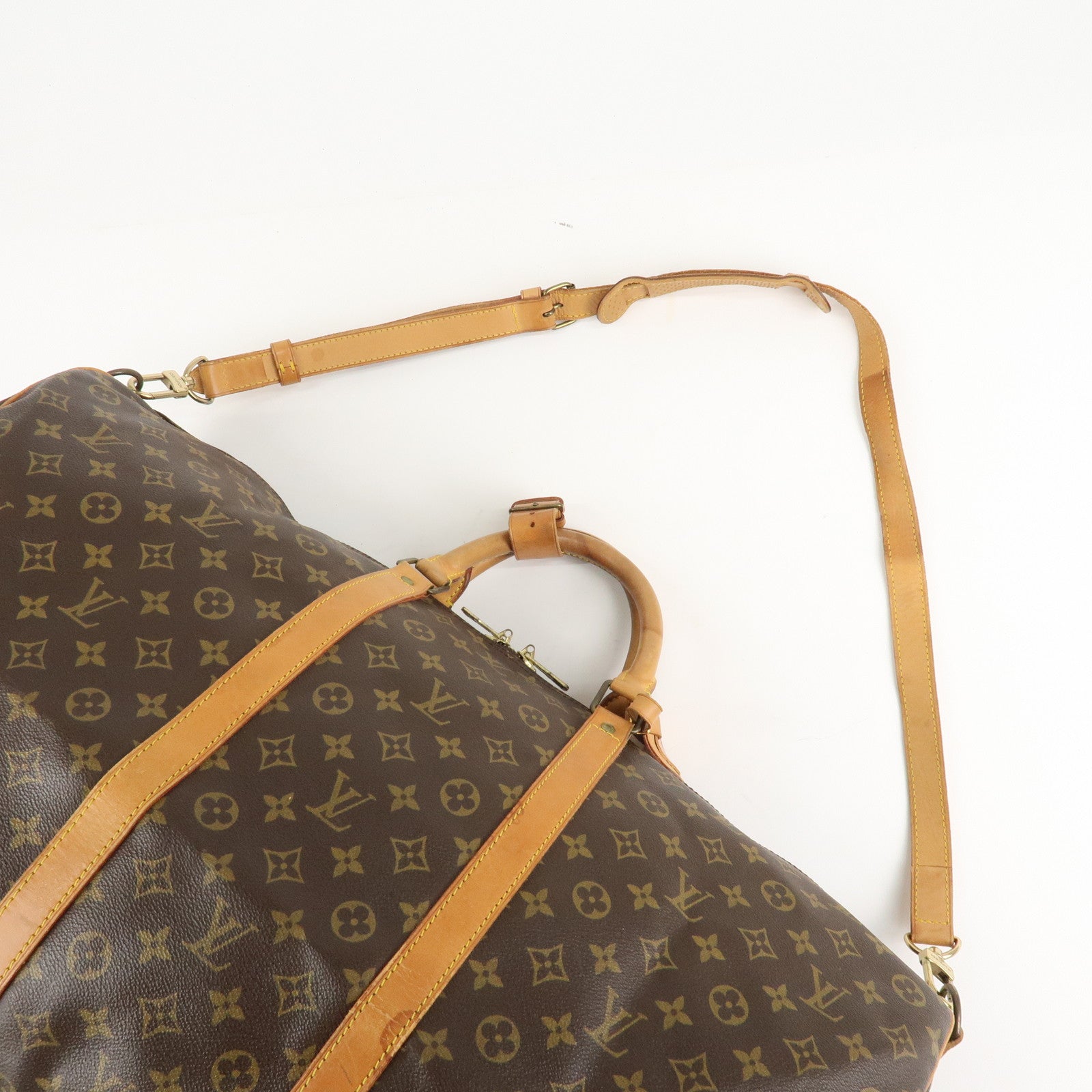 Louis Vuitton Monogram Keep All Bandouliere 60 Boston Bag M41412