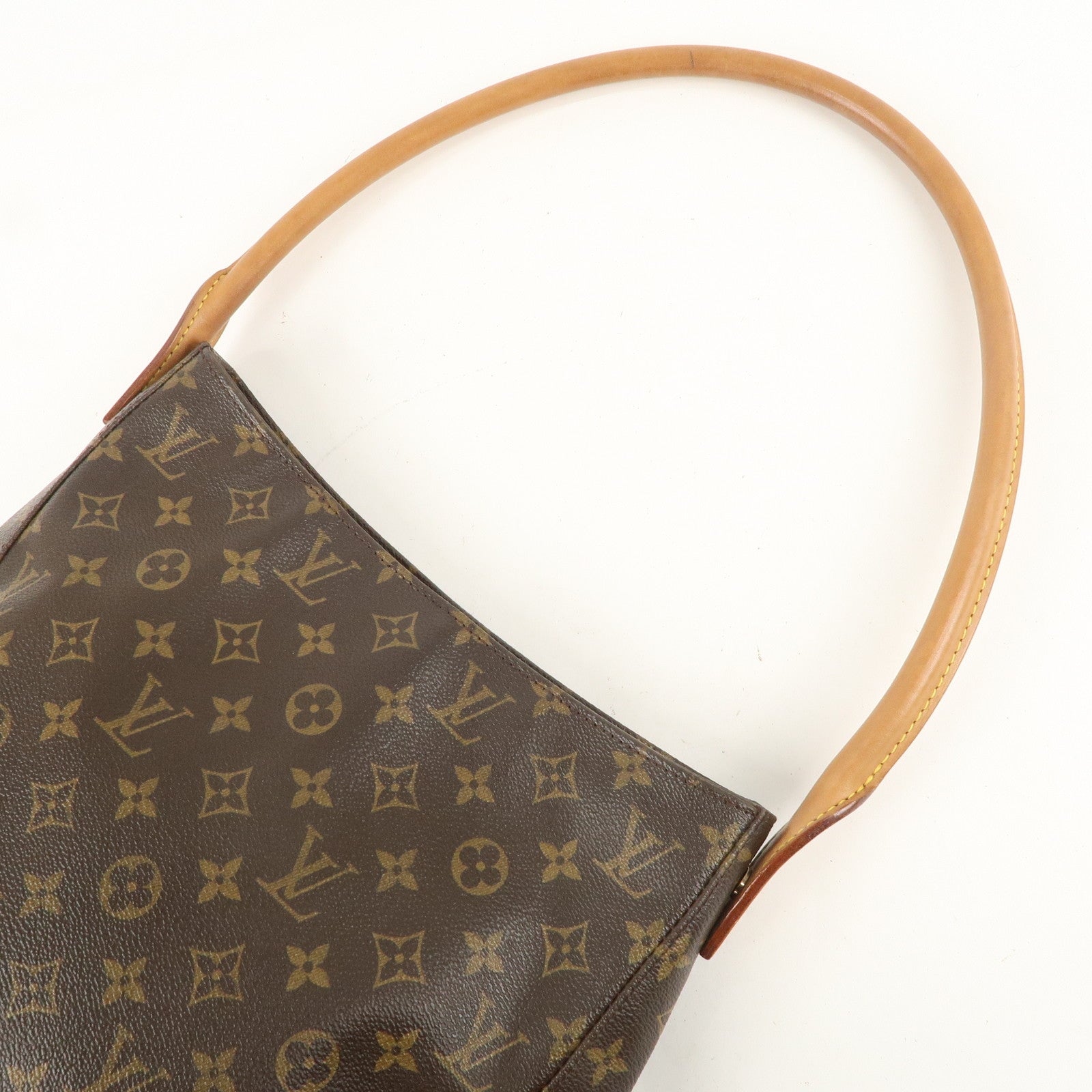 Louis Vuitton Monogram Looping GM Shoulder Bag Brown M51145