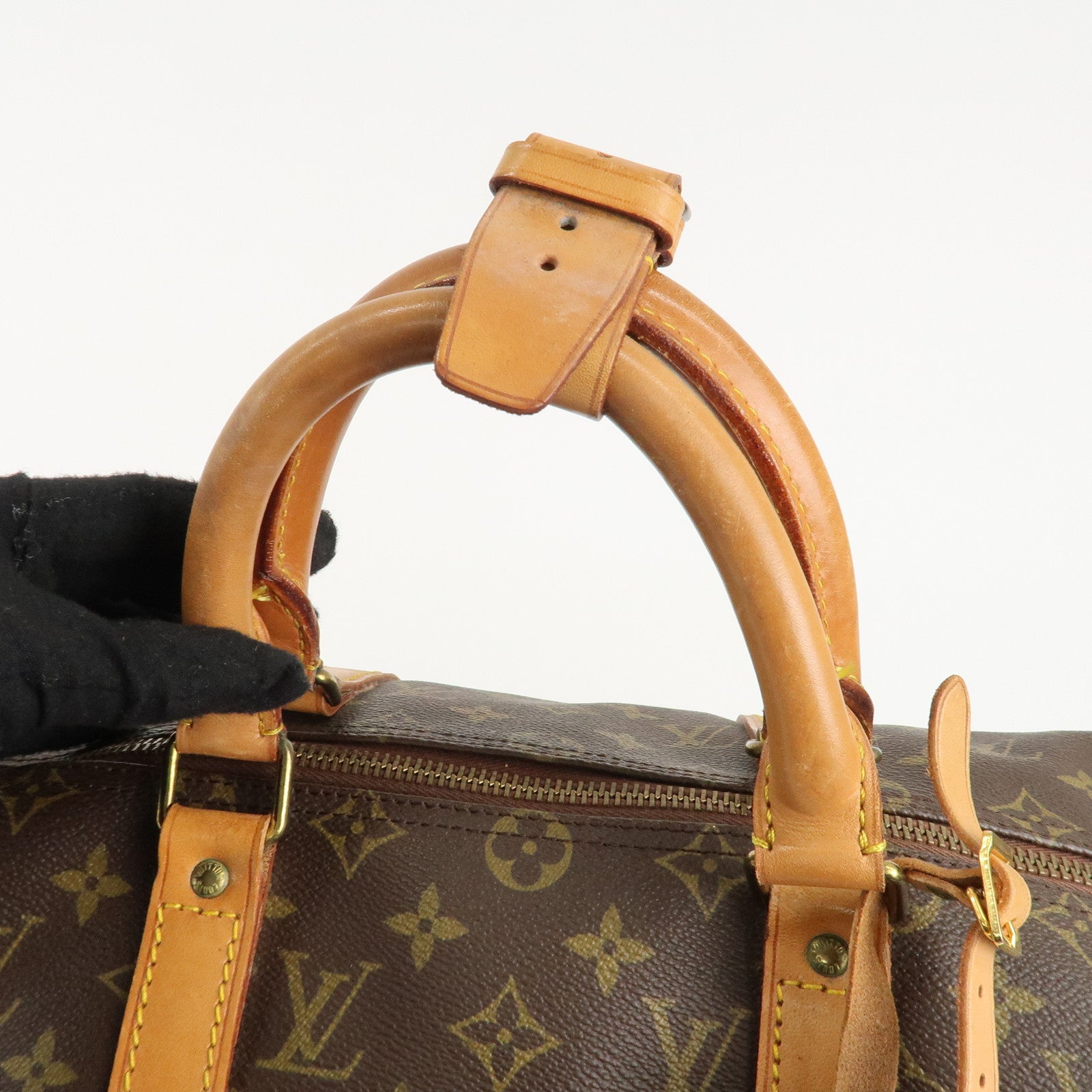 Louis Vuitton Monogram Keep All 50 Bag Boston Bag Brown M41426