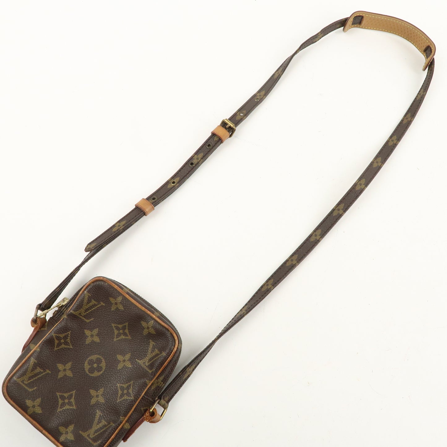 Louis Vuitton Monogram Mini Danube Shoulder Bag Brown M45268