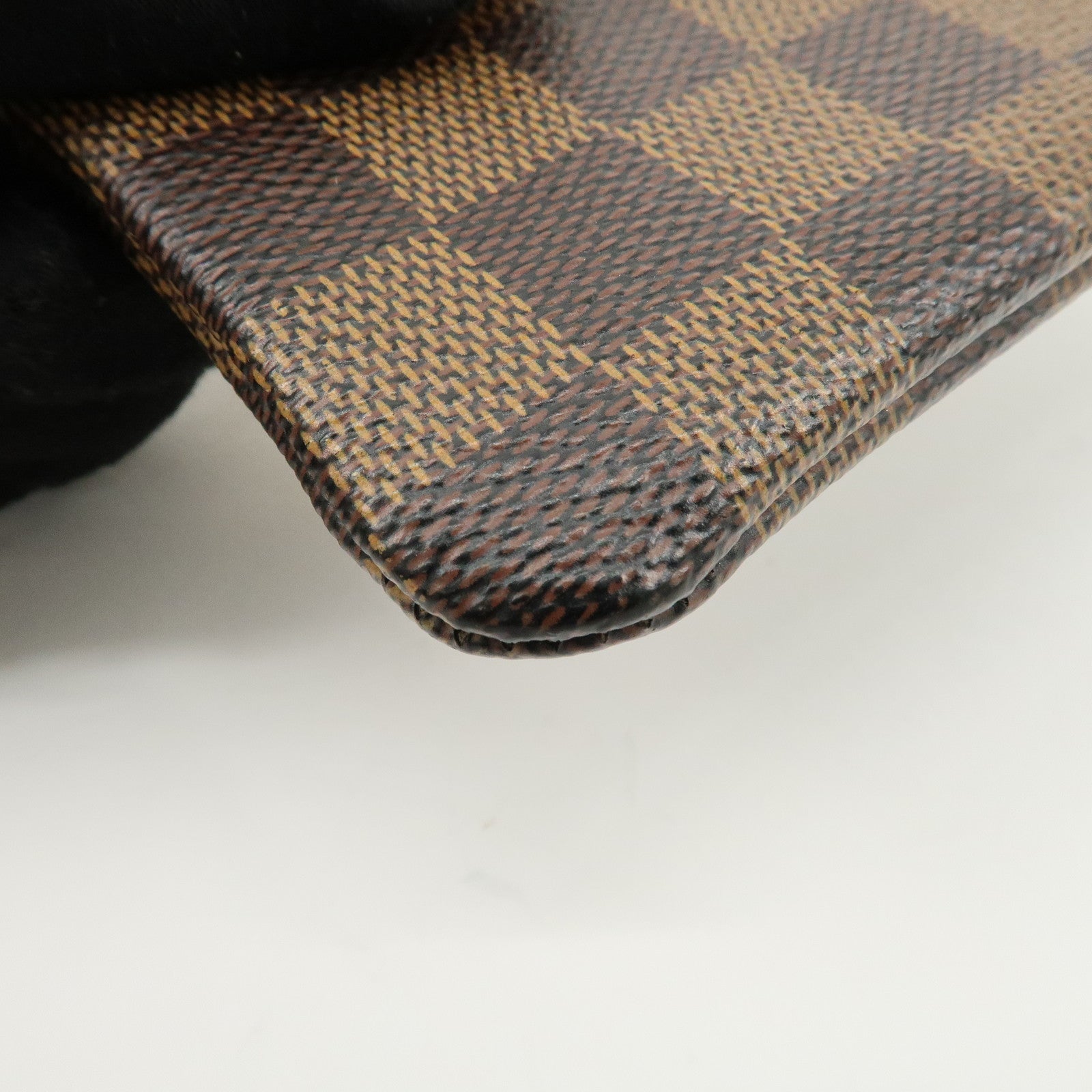 Louis Vuitton Damier Pochette Cles Coin Case Brown N62658