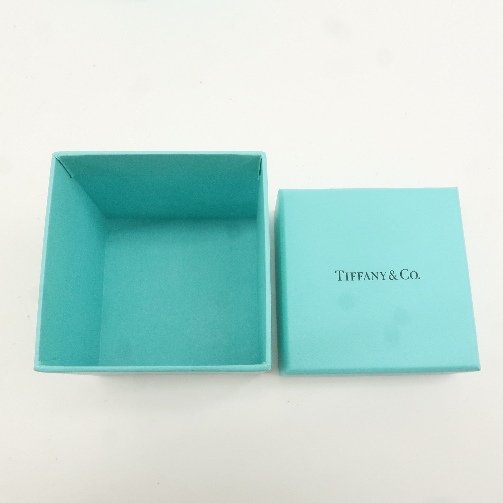 Tiffany&Co. Set of 2 Jewelry Box For Pair Rings Tiffany Blue