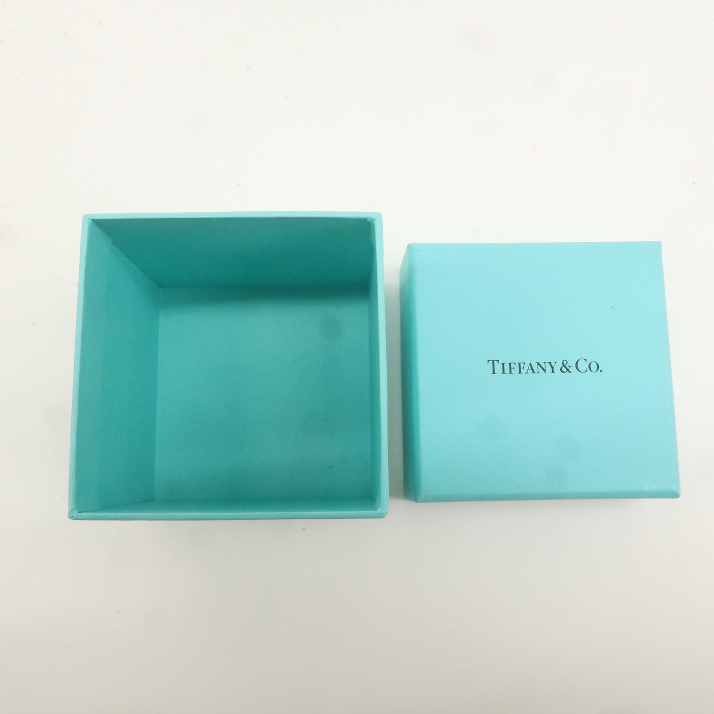 Tiffany&Co. Set of 2 Jewelry Box For Pair Rings Tiffany Blue