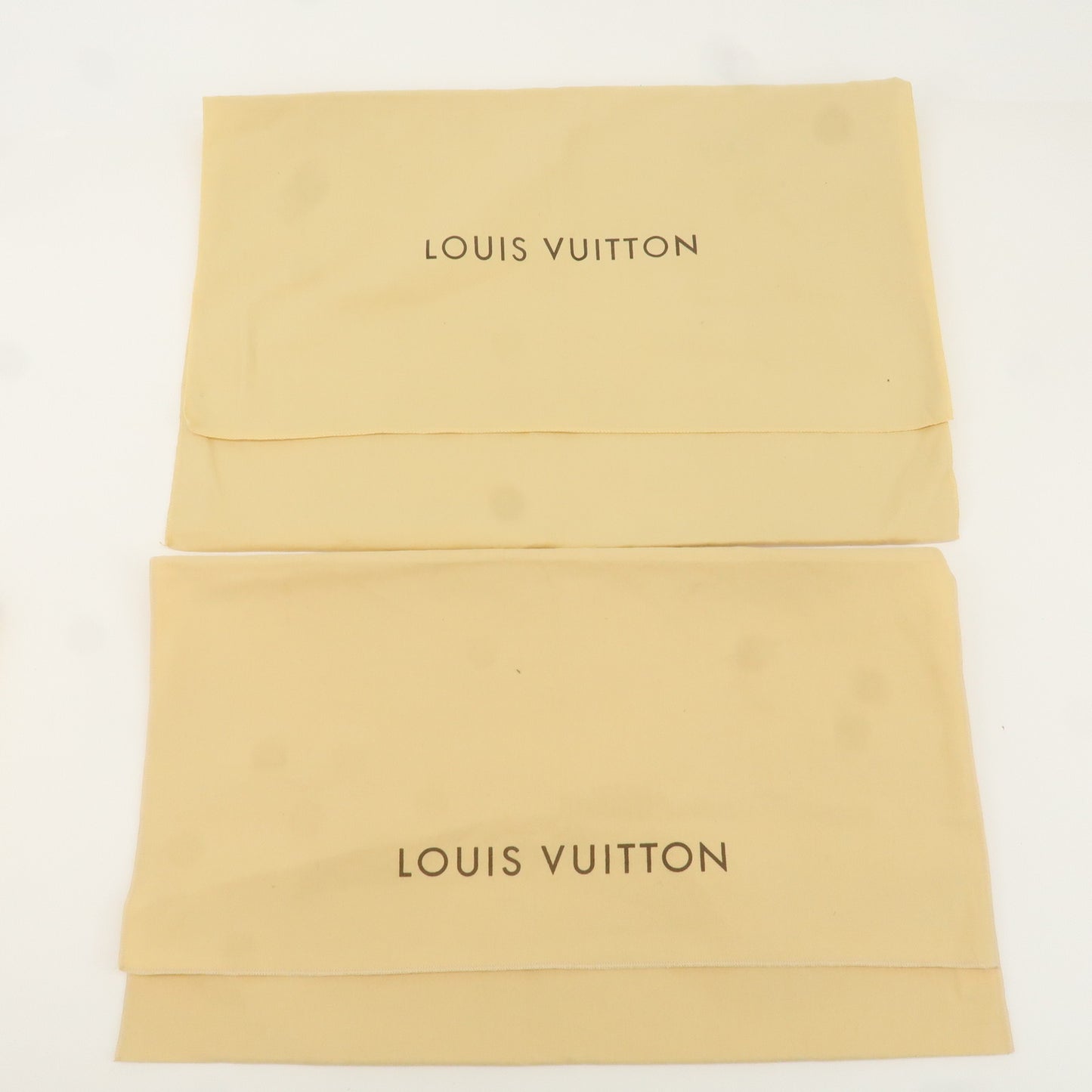 Louis Vuitton Set of 10 Dust Bag Storage Bag Flap Beige