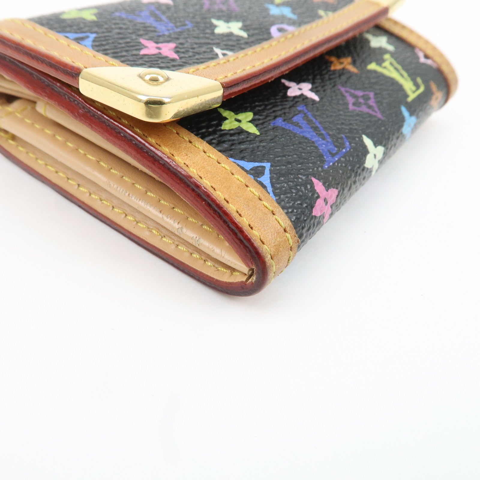 Louis Vuitton Multicolor Porte Monnaie Plat Coin Case M92656