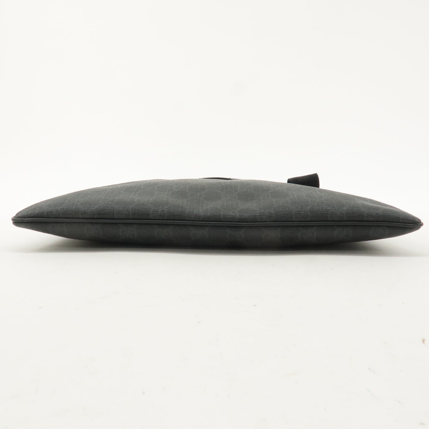 GUCCI GG Supreme Leather Shoulder Bag Black 162904