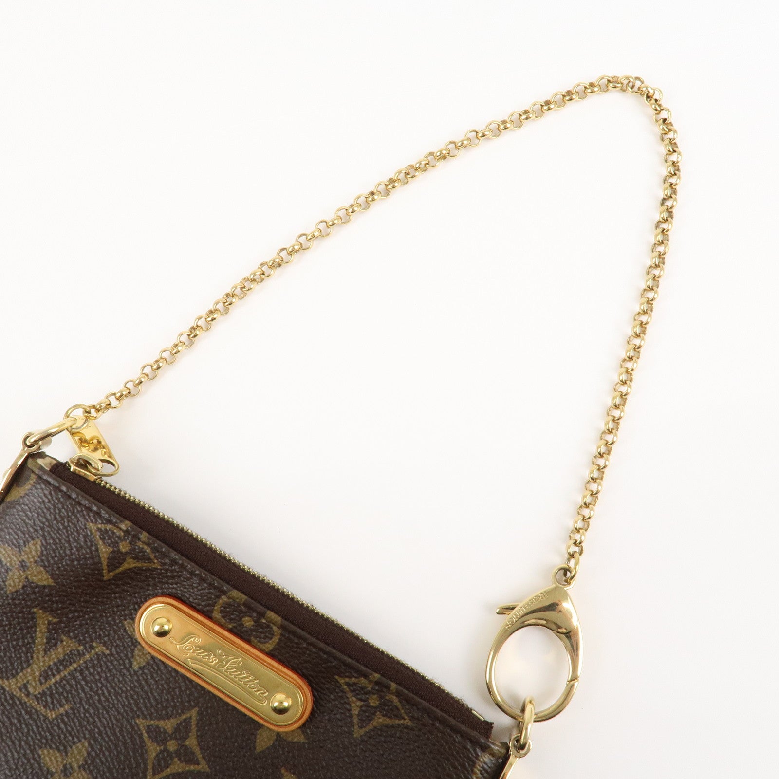 Louis Vuitton Monogram Pochette Milla PM Mini Pouch M60095 Used