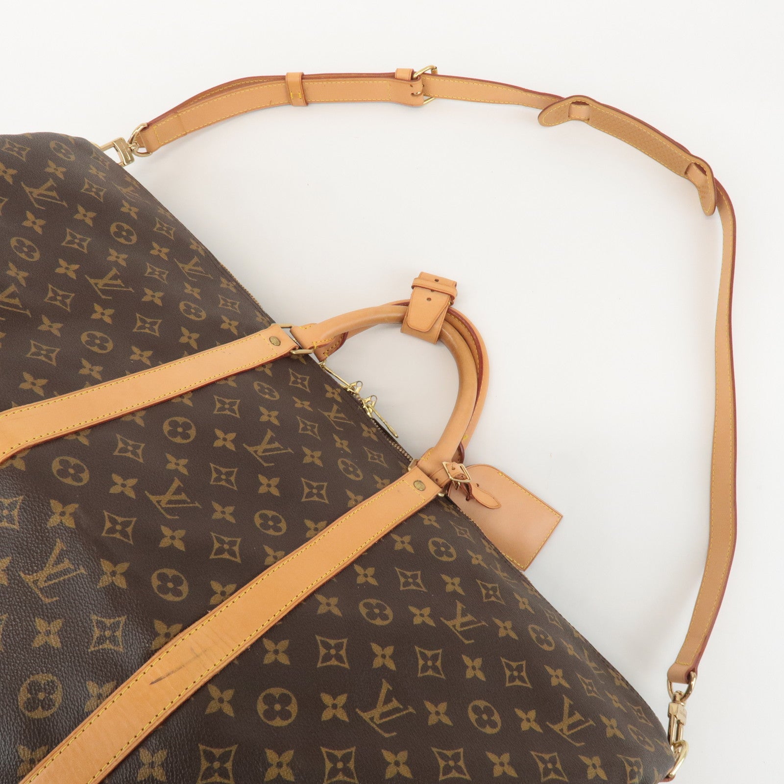 Louis Vuitton Monogram Keep All Bandouliere 60 Bag M41412