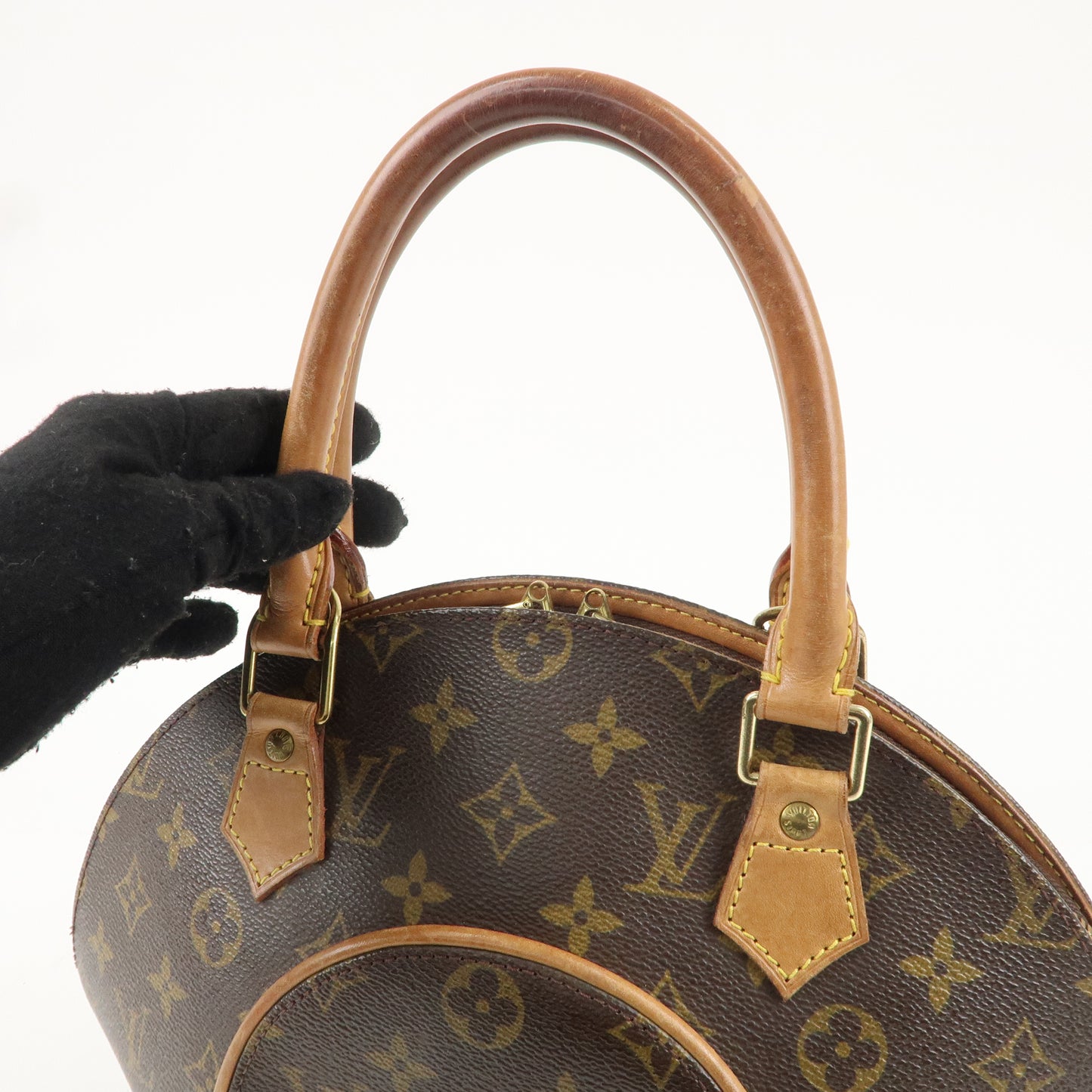 Louis Vuitton Monogram Ellipse MM Hand Bag Brown M51127