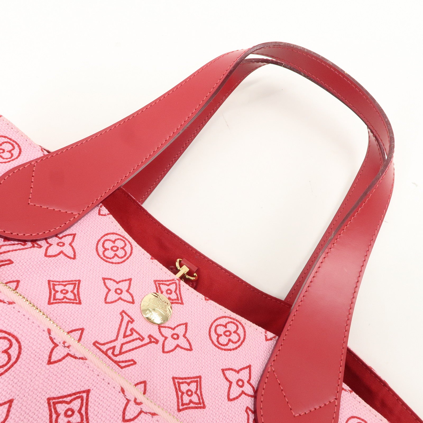 Louis Vuitton Beach Line Cabas Ipanema PM Tote Bag Rose M95984