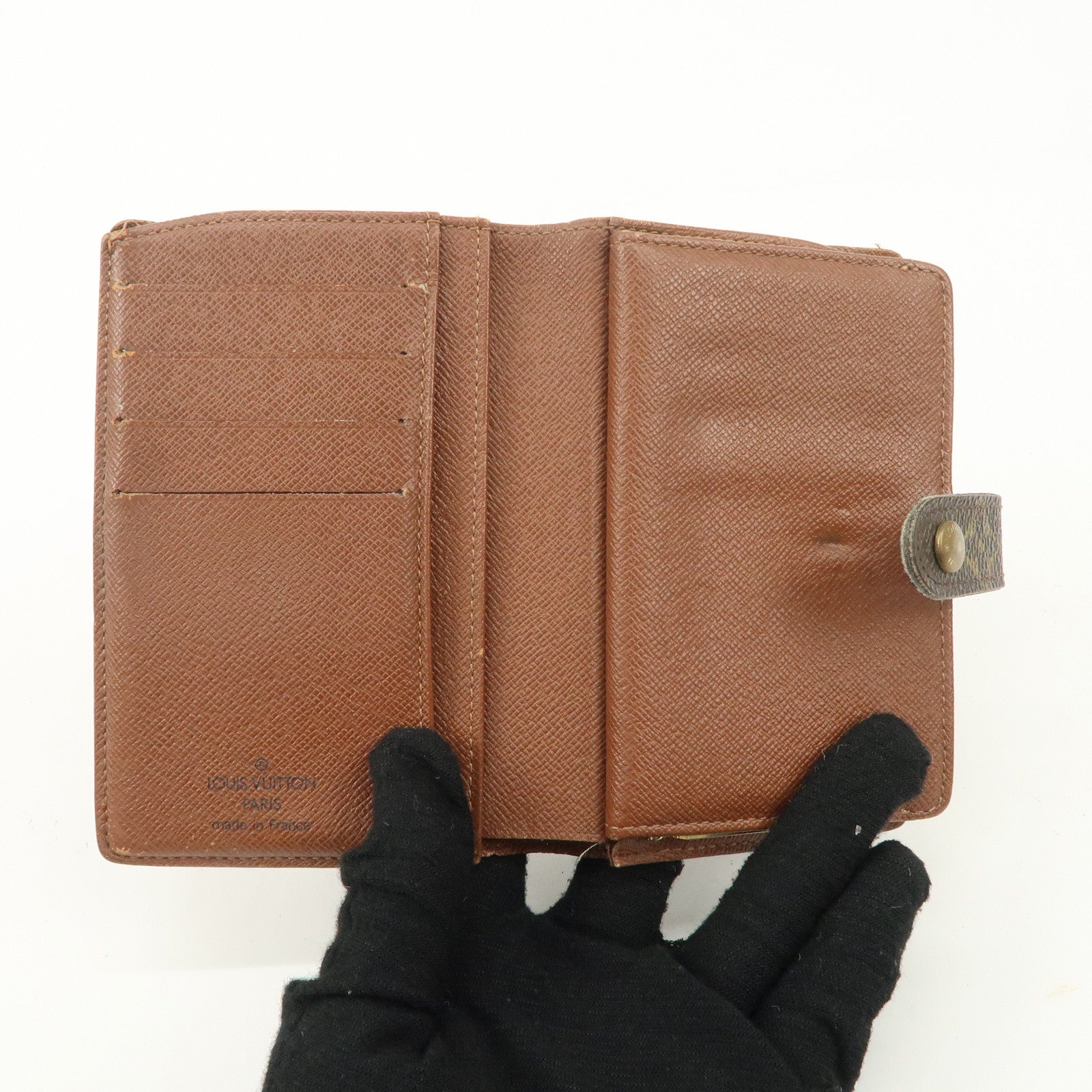 Louis Vuitton Monogram Set of 2 Bi-fold Wallet Brown M61663 Used
