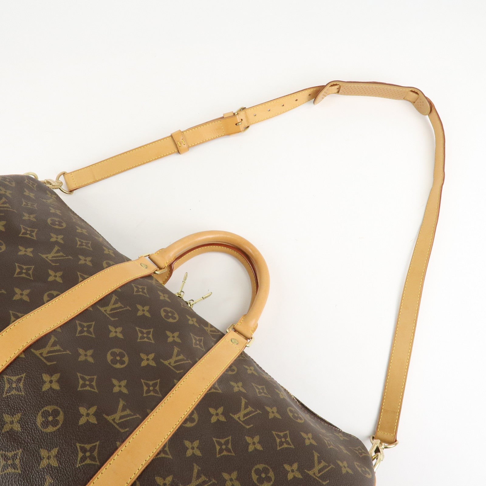 Louis Vuitton Monogram Keep All Bandouliere 50 & Shoulder Strap Used