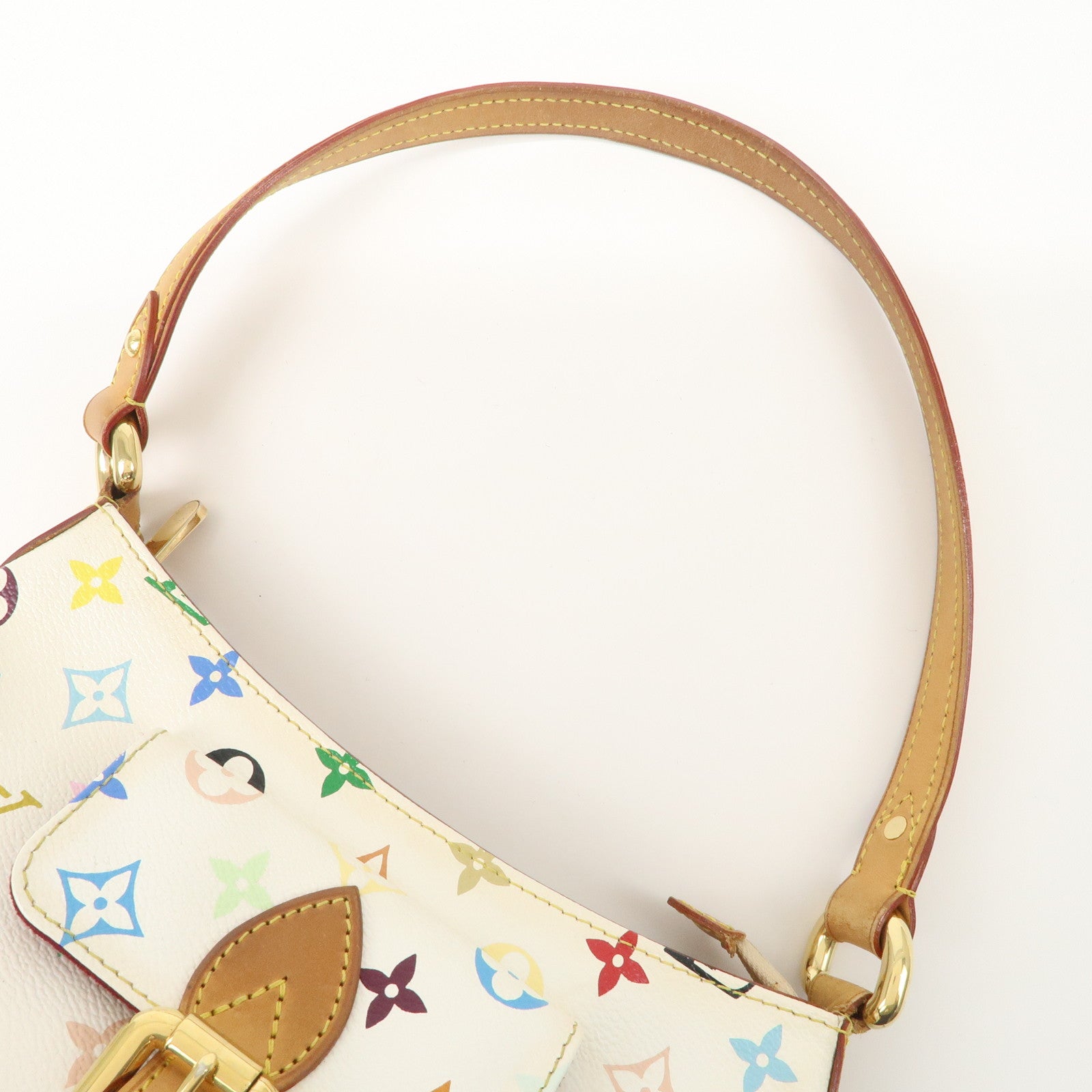 Louis Vuitton Monogram Multicolor Eliza Shoulder Bag Blanc M40098 Used