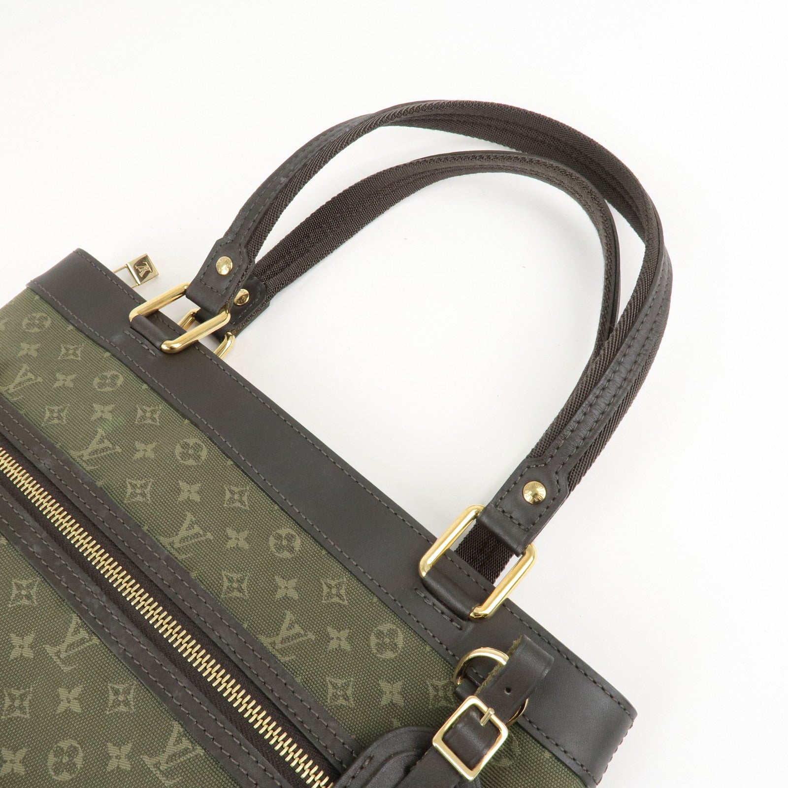 Louis Vuitton Monogram Mini Lucille PM Hand Bag TST Khaki M92682