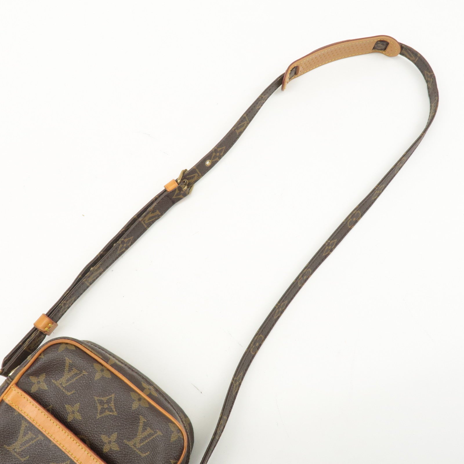 Louis Vuitton Monogram Danube Shoulder Bag Brown M45266