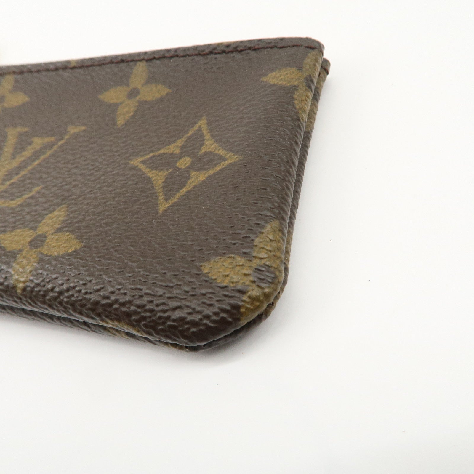 Louis Vuitton Monogram Pochette Cles Coin Case Key Case  M62650 Used