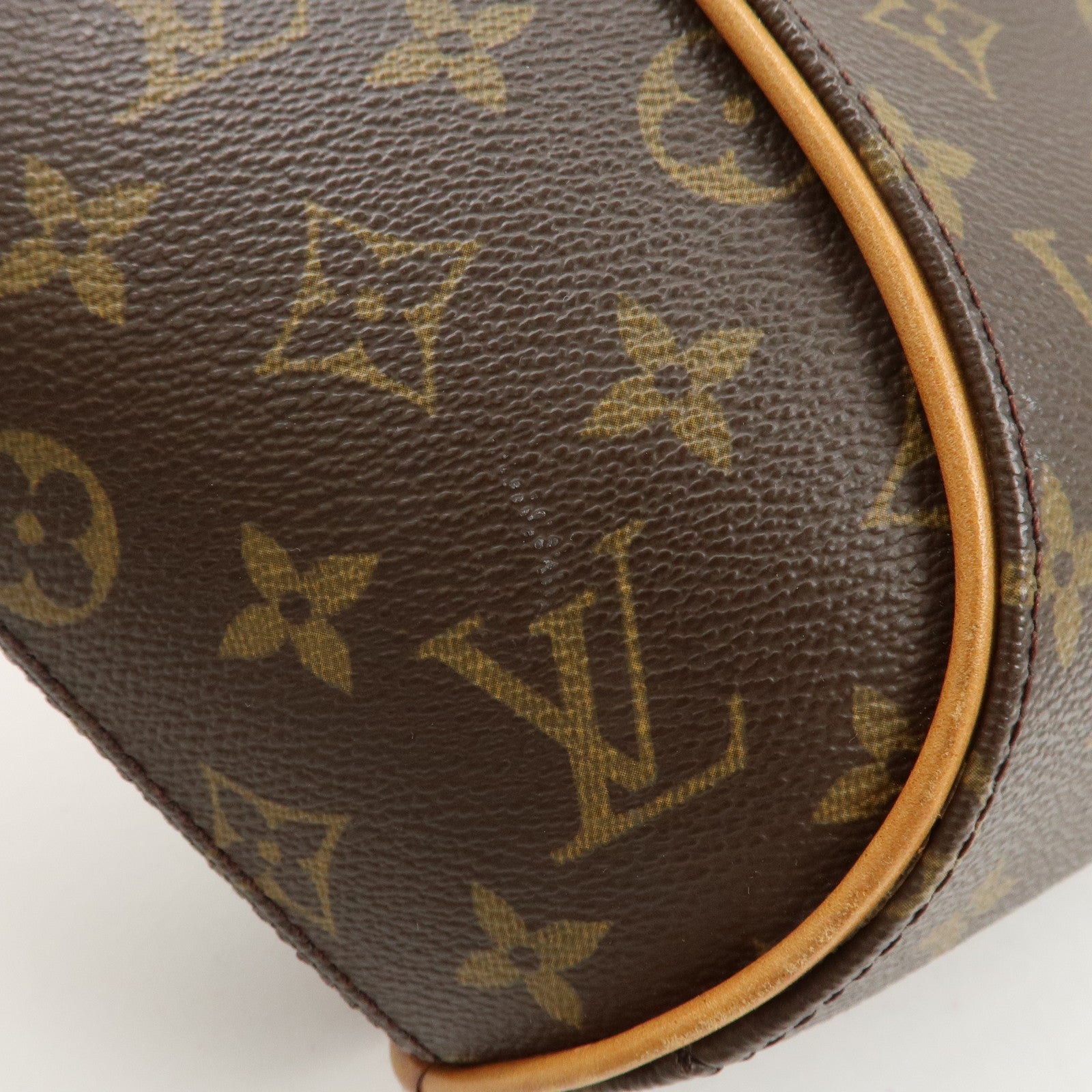 Louis Vuitton Monogram Ellipse MM Hand Bag Brown M51127 Used