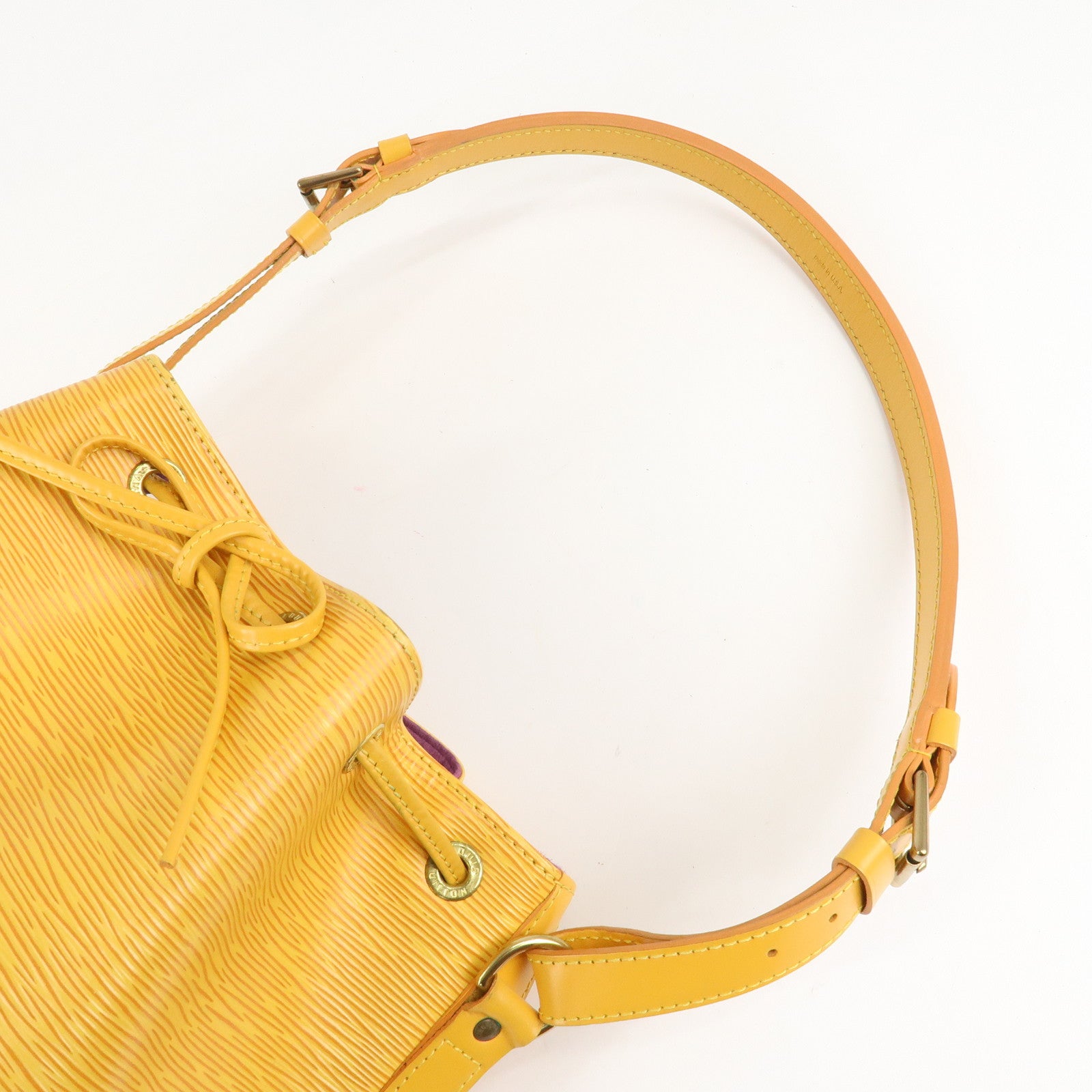 Louis Vuitton Epi Petit Noe Shoulder Bag Tassili Yellow M44109