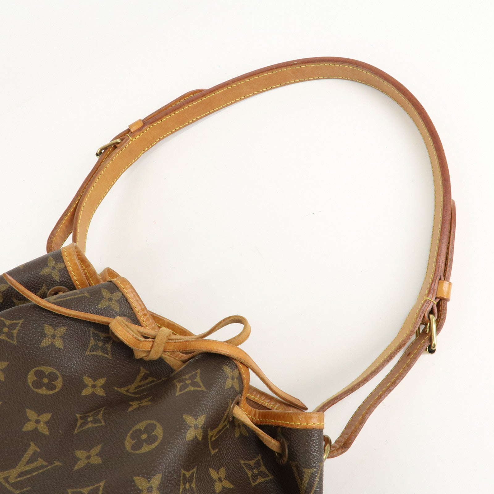 Louis Vuitton Monogram Petit Noe Shoulder Bag Brown M42226