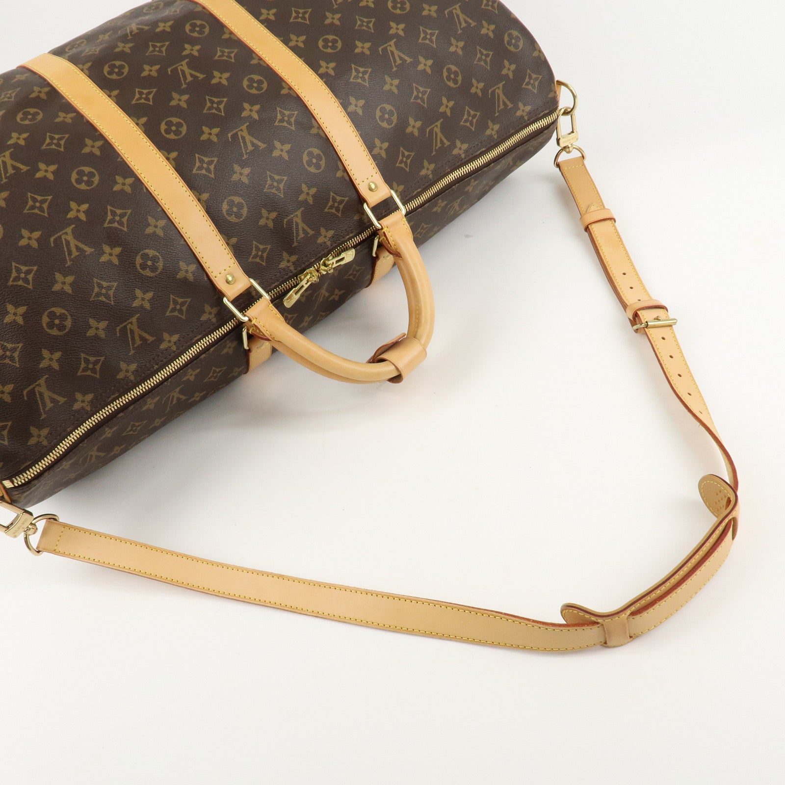 Louis Vuitton Monogram Keep All Bandouliere 60 Bag M41412