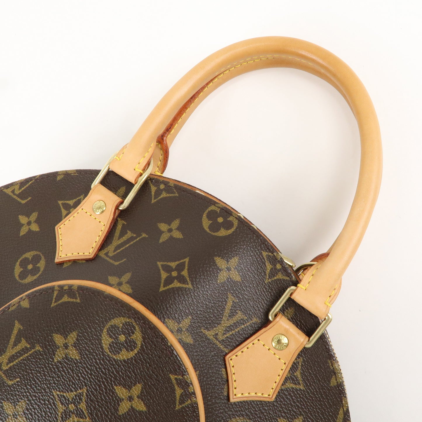 Louis Vuitton Monogram Ellipse MM Hand Bag Brown M51127
