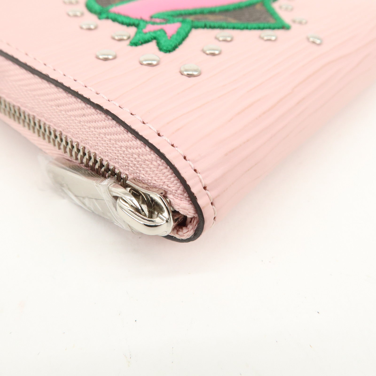 Louis Vuitton Epi LV Stories Zippy Coin Case Rose Ballerine M63723