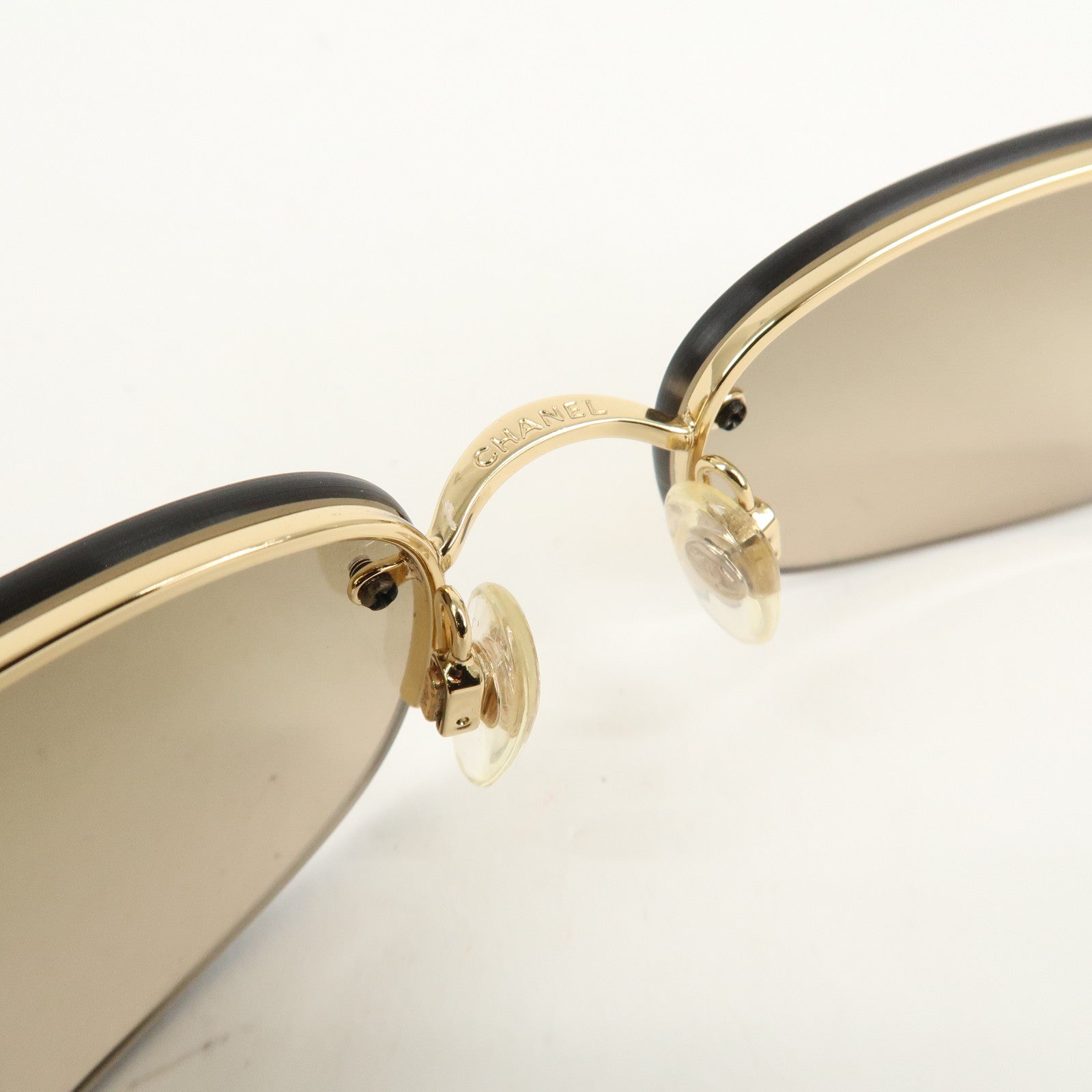 CHANEL Metal Plastic Sunglasses 40099 C.125/13 55□16 130