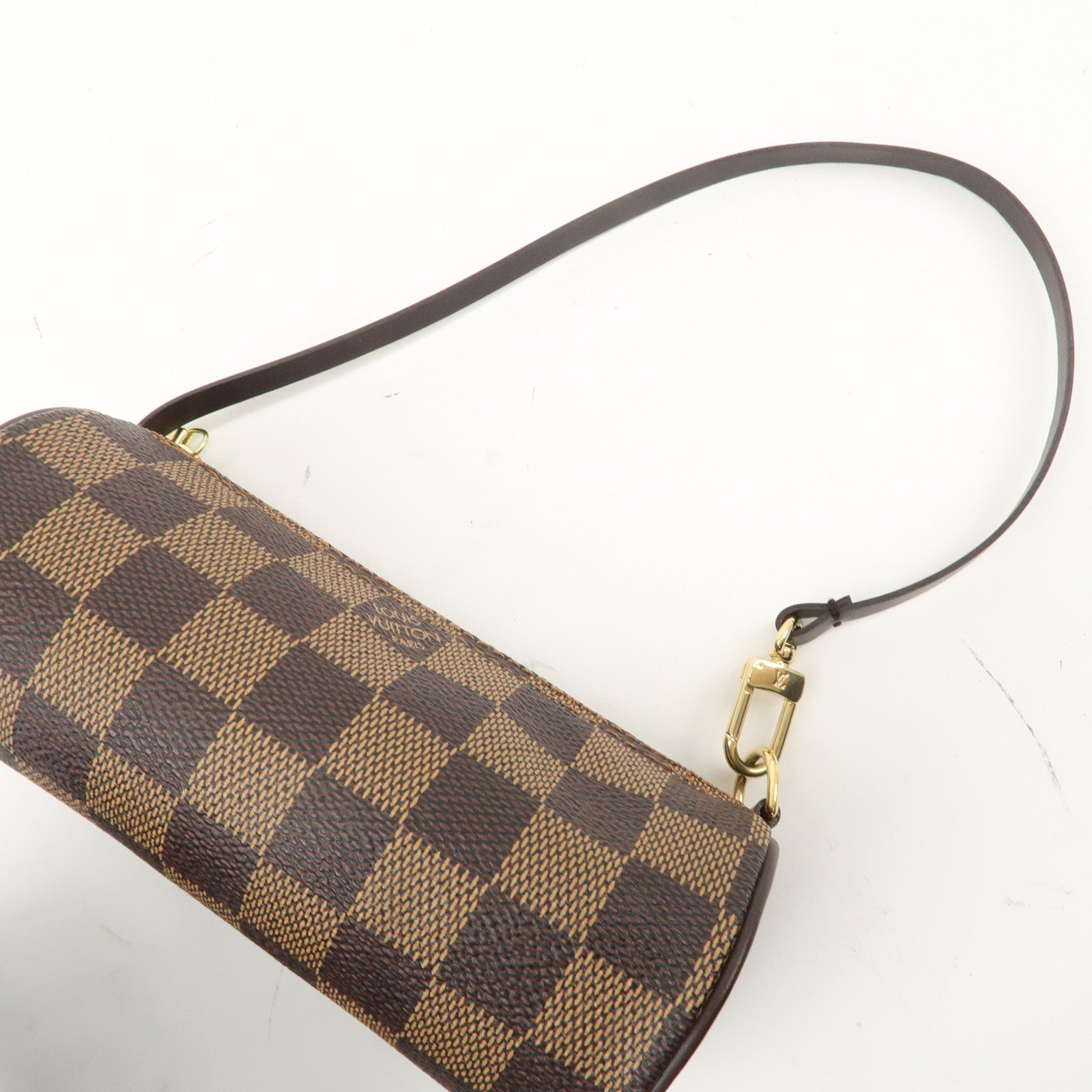 Louis Vuitton Damier Mini Pouch for Papillon Bag Brown