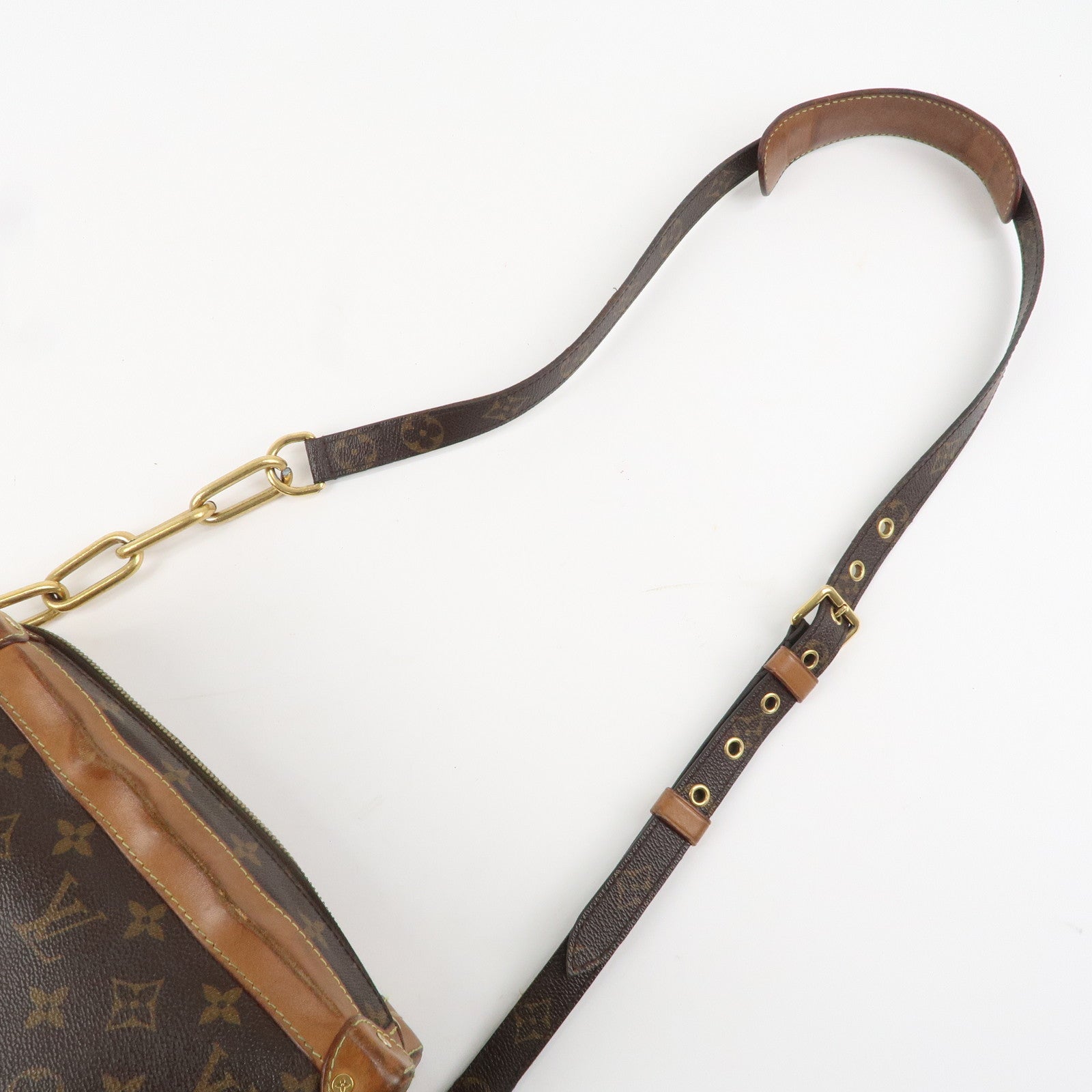 Louis Vuitton Monogram Soft Trunk Shoulder Bag Brown M44660