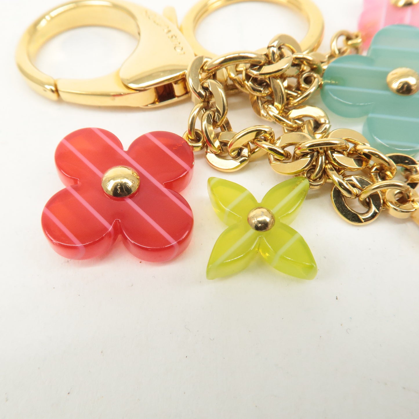 Louis Vuitton Porte Cles Pop Flower Key Chain M66144