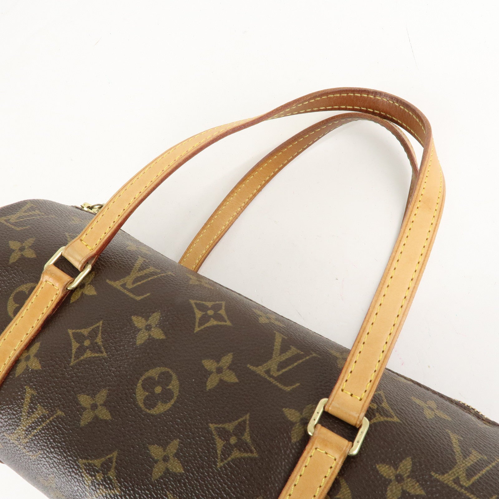 Louis Vuitton Monogram Papillon 26 Hand Bag Brown M51386