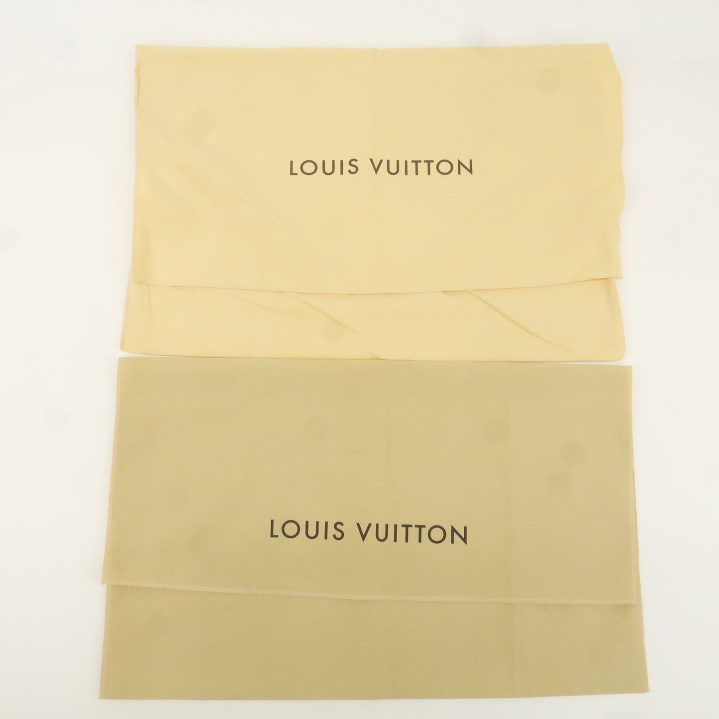 Louis Vuitton Set of 10 Dust Bag Storage Bag Flap Beige