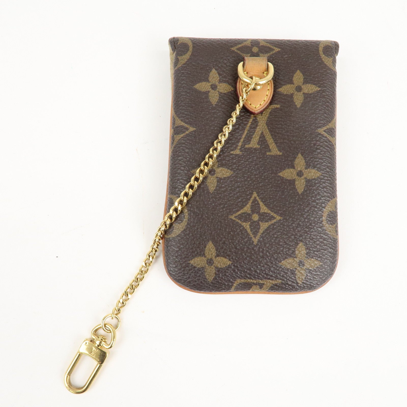 Louis Vuitton Monogram Etui Telefonne MM Brown M66546