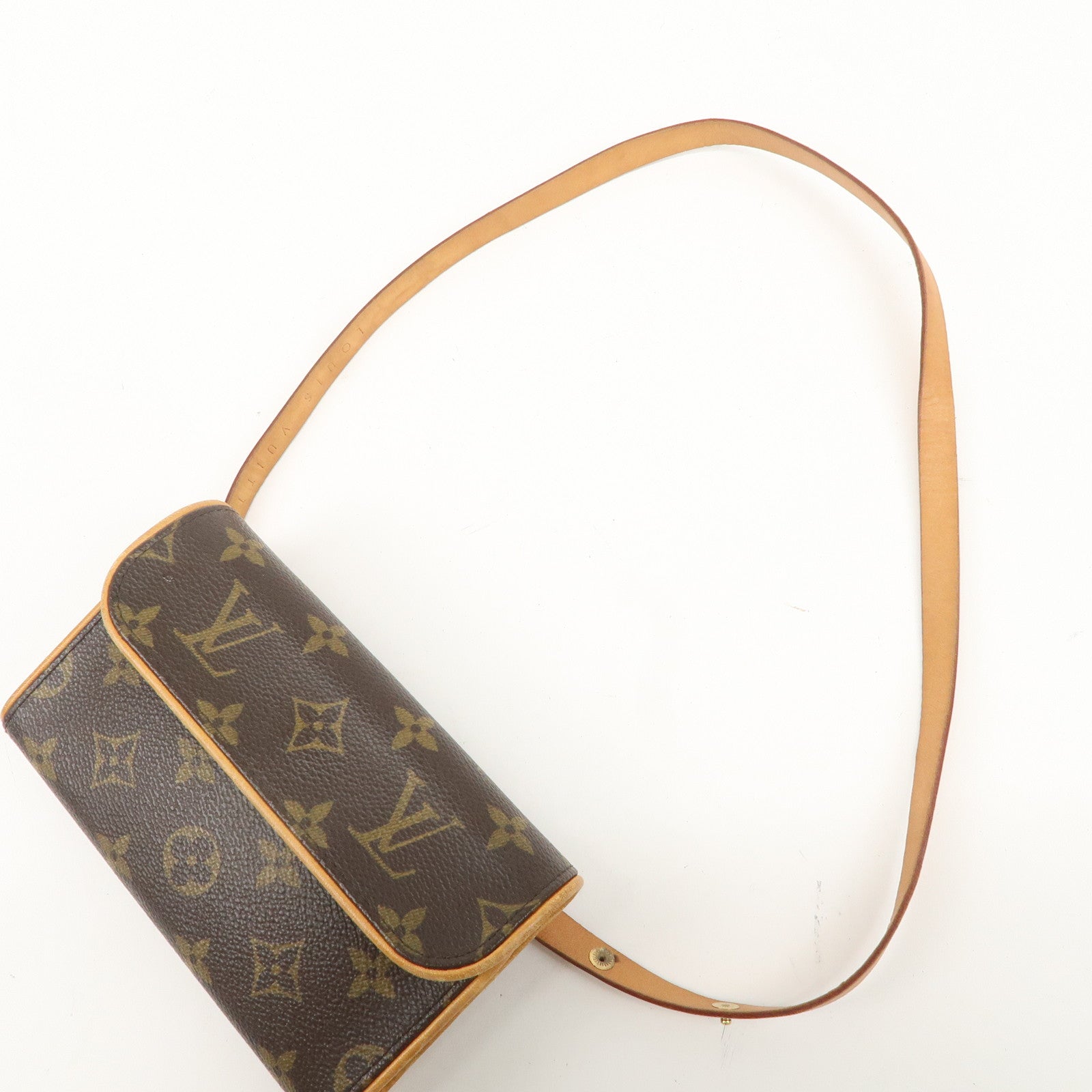 Louis Vuitton Monogram Pochette Florentine Waist Bag BeltXS M51855 Used