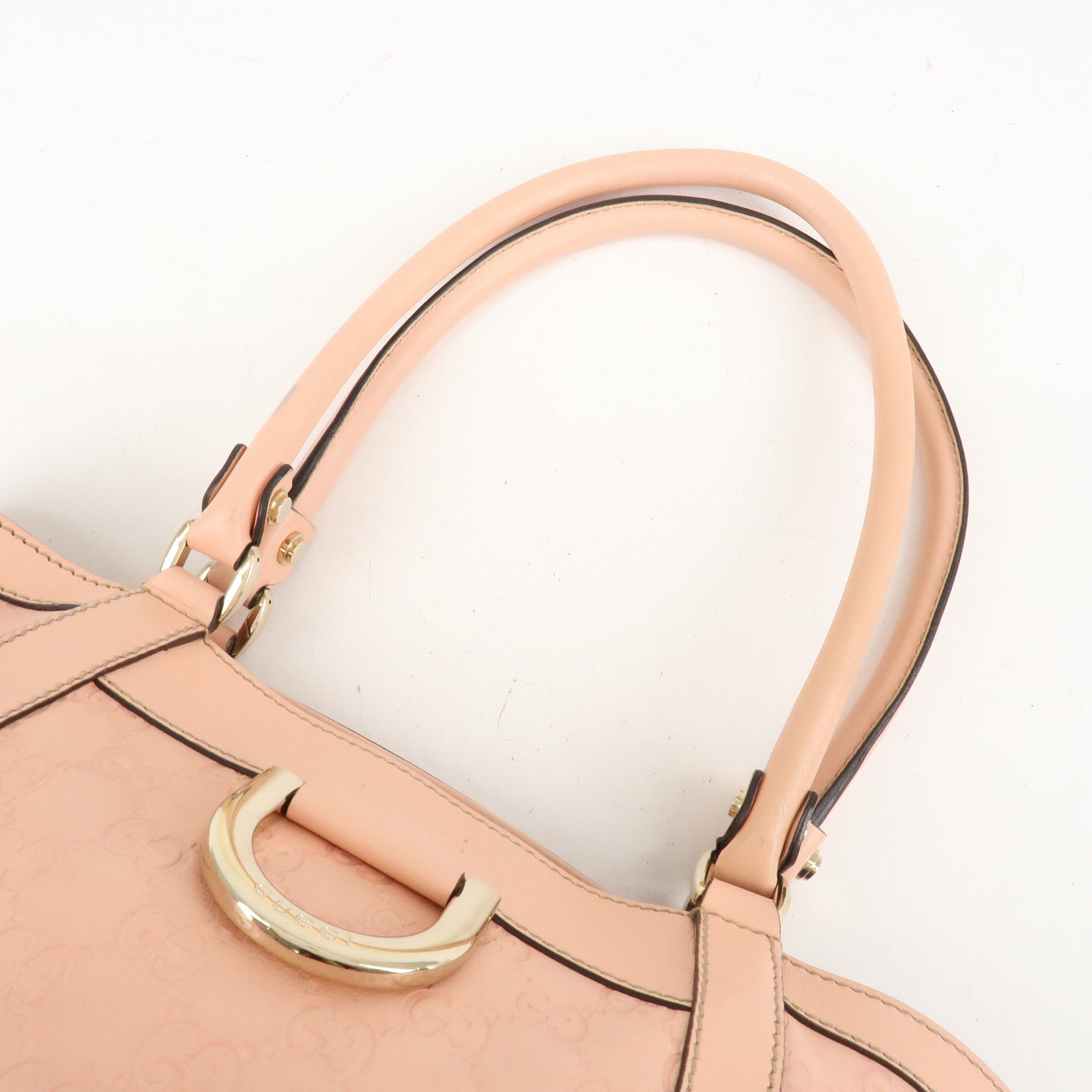 GUCCI Abbey Guccissima Leather Shoulder Bag Tote Bag 211983 Used